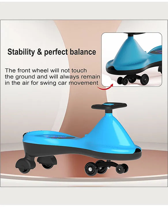 Swing Car for Kids 2 to 5 Years – Safe, Fun & Battery-Free Ride-On Toy