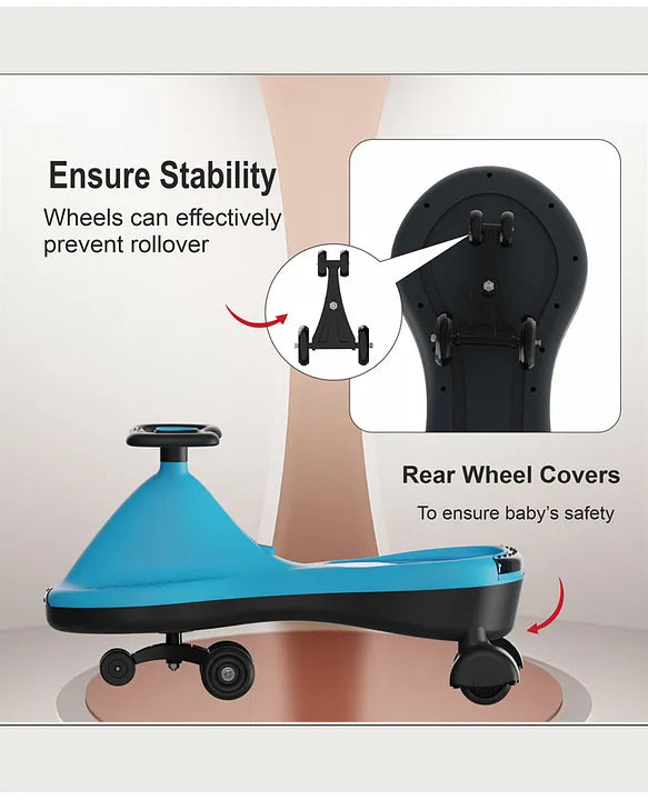 Swing Car for Kids 2 to 5 Years – Safe, Fun & Battery-Free Ride-On Toy