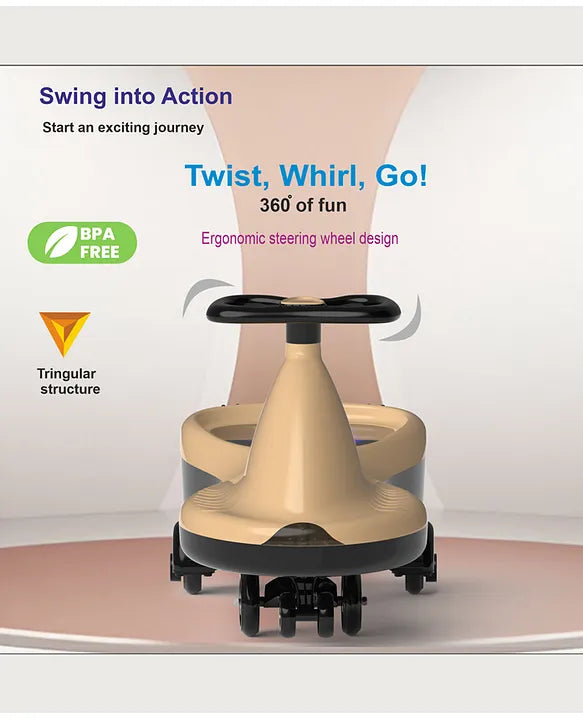 Swing Cars for Kids – Fun, Safe & Easy Ride-On Toy for Children